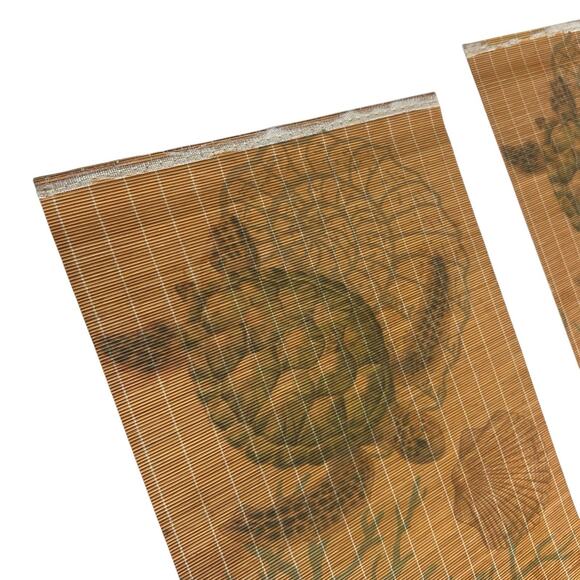 vintage sea turtle bamboo hawaiian place mats Set Of 5 - Picture 6 of 10